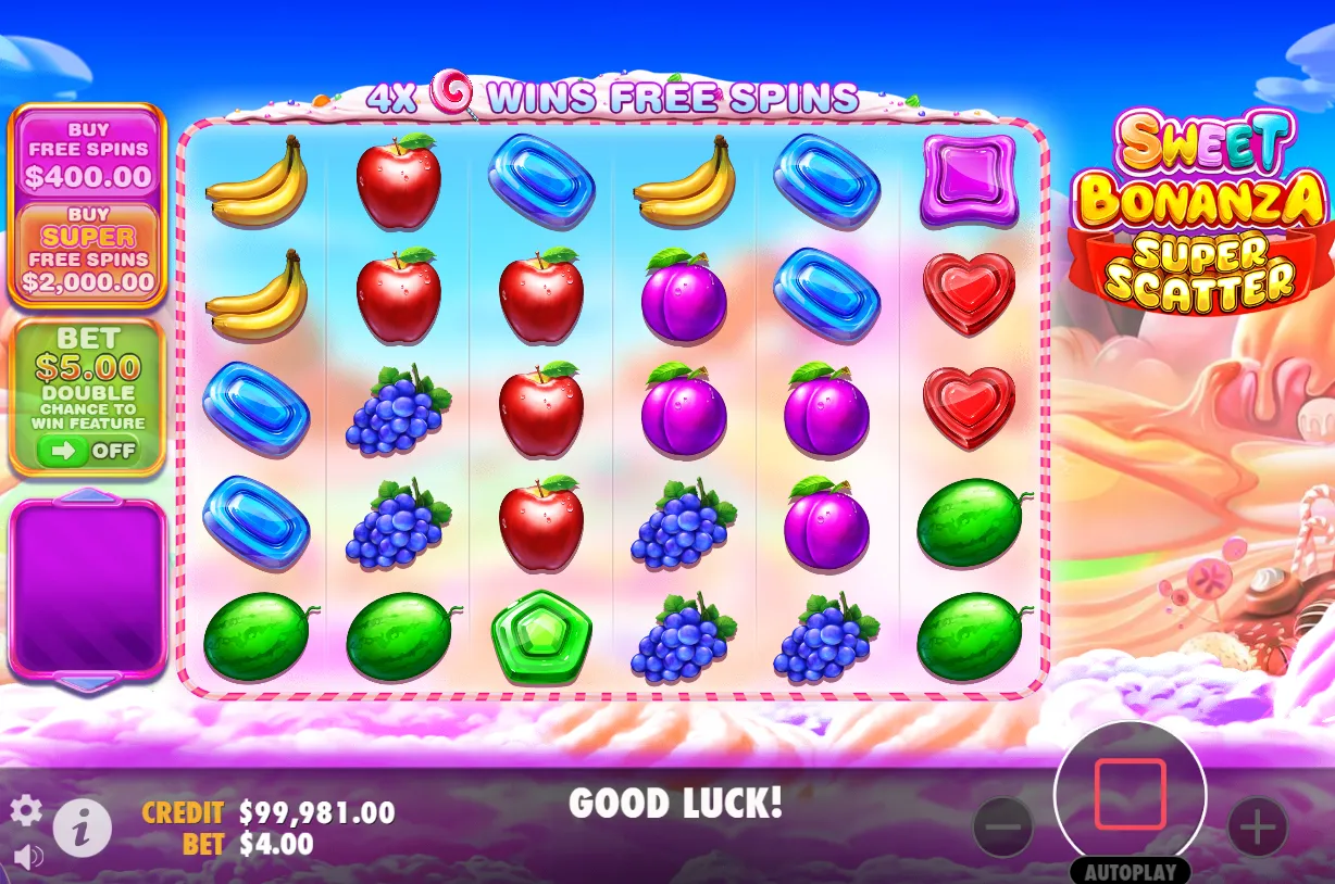 Sweet Bonanza Super Scatter demo